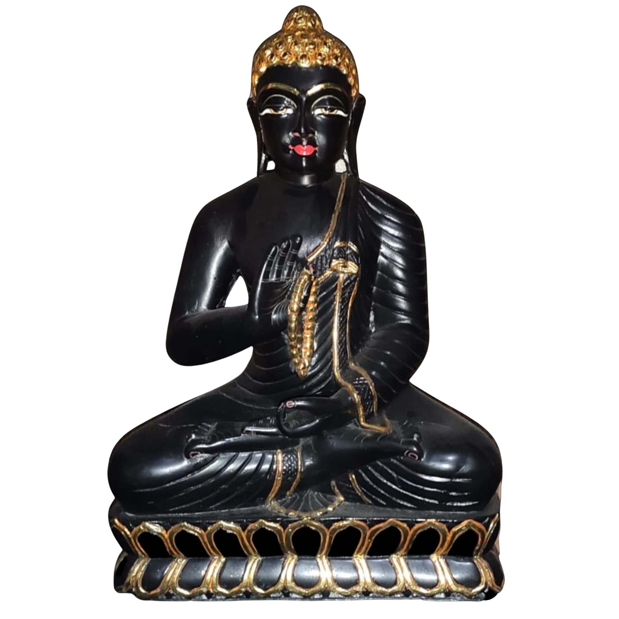 Amazon.com: KARIGAROFFICIAL Buddha Statue 18 inches Big Black